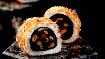 Premium HAZELNUT CHOCOLATE CREAM COVERED CRUNCHY Turkish Delight- S104